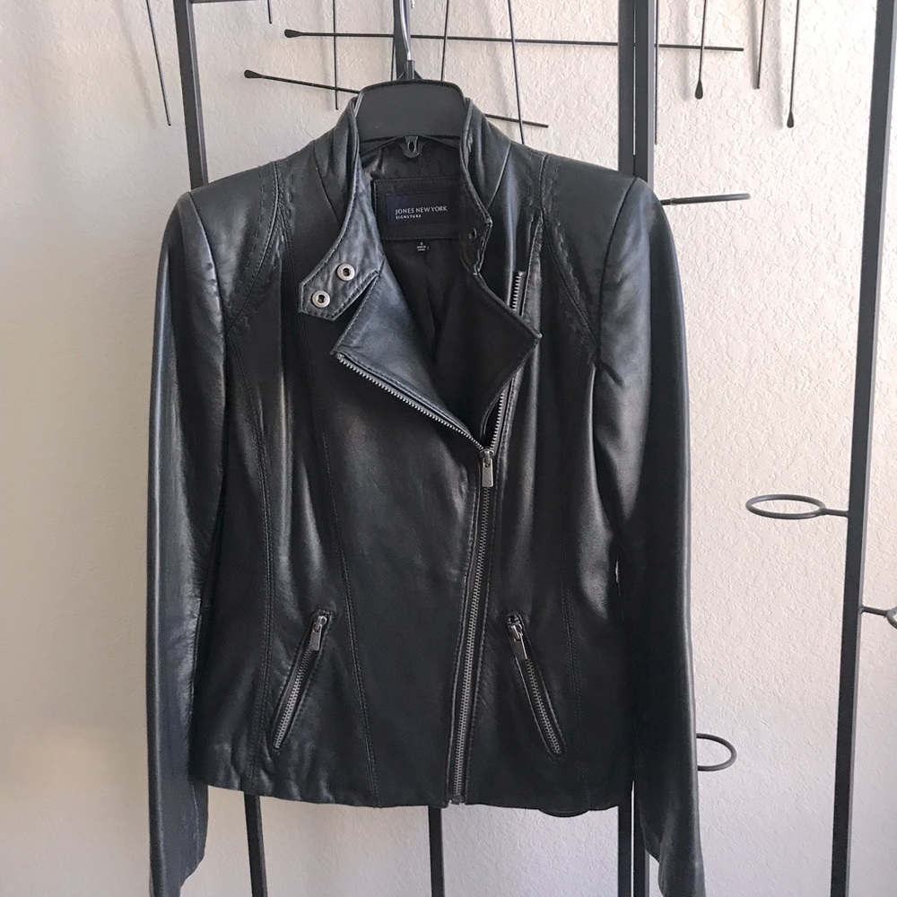 Jones New York Leather Jacket